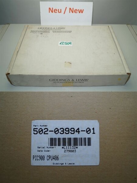 Giddings &  Lewis PiC900  cpu486 502-03994-01  neu