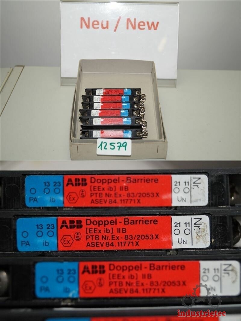 Abb doppel barriere PTB EX83 2053X GHG 11 , GHG11 49130, 65,00