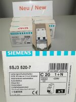 Siemens 5SJ3520-7 Leistungsschutzschalter 5SY7J35 MCB...