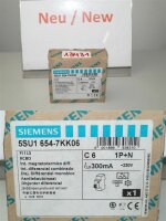 Siemens 5SU1654-7KK06 FI Leistungsschalter RCBO  circuit...