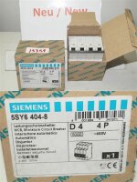 Siemens 5SY6404-8 Leistungsschutzschalter MCB Miniature...