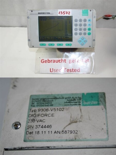 BURSTER DIGIFORCE 9306  Fügeüberwachung  9306-V5102 TOP
