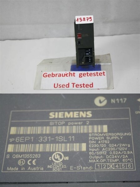 SIEMENS 6EP1331-1SL11 SITOP  6EP1 331-1SL11  leicht beschädigt