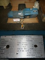 Demag DKUN2-400-K-V1 Kettenzug 400 kg ohne steuerung gebraucht