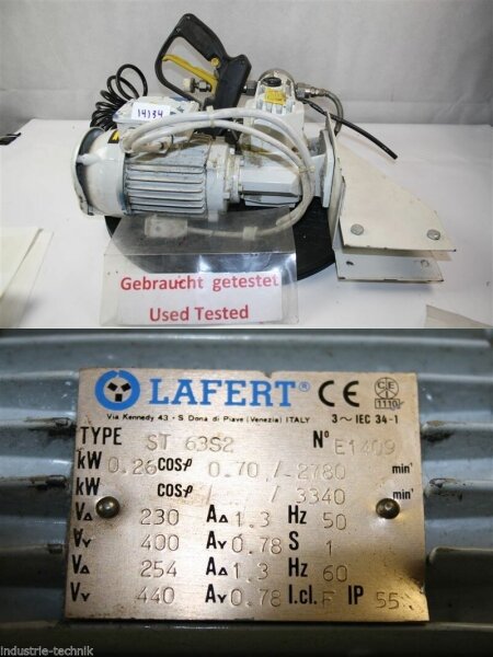 LAFERT 0,26KW  KOMPRESSOR VERDICHTER RB 16 K