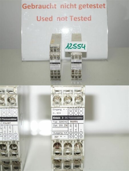 KNICK 3310A2  DC trennverstärker   966904