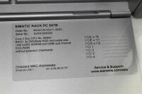 Siemens SIMATIC Rack PC  6AG4104-0DJ11-0XX0