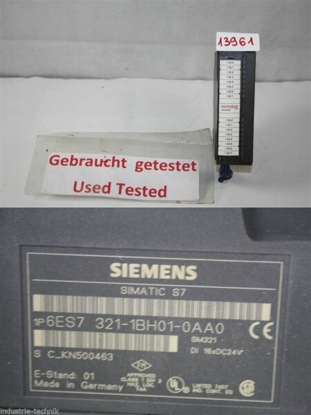 Siemens simatic  6ES7321-1BH01-0AA0