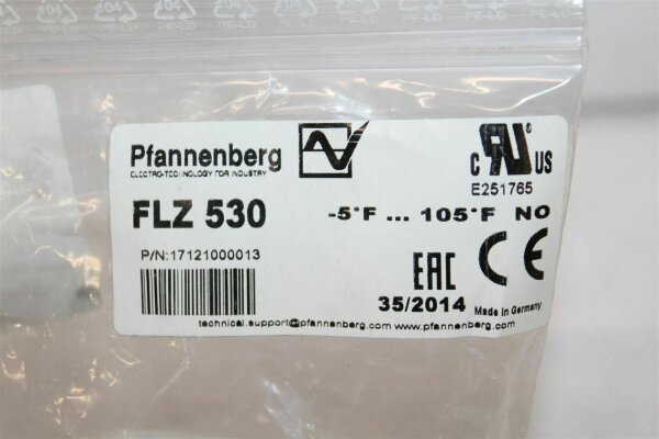 Pfannenberg FLZ 530 Thermostat FLZ530  17121000013 