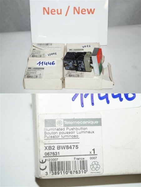 Telemecanique XB2BW8475 ILLUMINATED PUSHBUTTON   TASTER