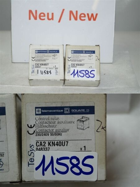 Telemecanique CA2 KN40U7 control relav Hilfsschütz contactor auxiliar ca2kn40u7