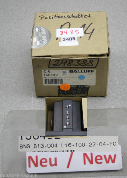 Balluff BNS 813-D04-L16-100-22-04-FC Mechanischer Positionsschalter