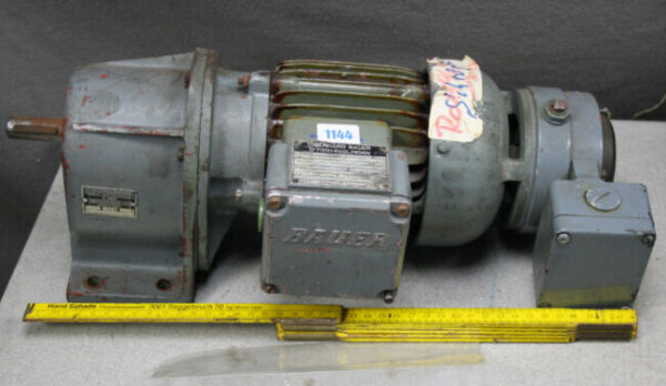 Bauer Getriebemotor 0,25 kw  56 min   DK 6407163L Bremse STERNGETRIEBEMOTOR