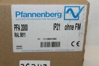 Pfannenberg PFA 2000 Filter IP21 P/N: 11125001050