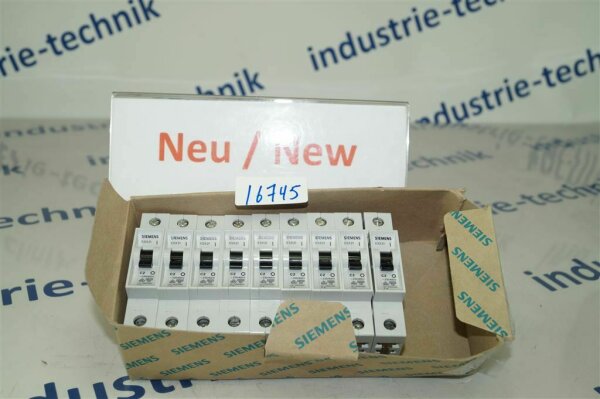 7 X stücke Siemens 5SX2 102-7 Leitungsschutzschalter Schutzschalter 5SX2102-7
