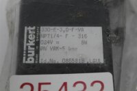 Bürkert NPt1/4-F-316 086581B Klappankerventil 330-E-3,0-F-VA  NPT1/4-F-316