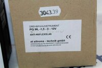 eltroma  PQ 96, -1,5 - 0 - 10 V Drehspuhlinstrument