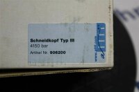 allfi Schneidkopf  Typ III  906200/SK III  4150 bar  906200  Abrasiv Schneidköpf