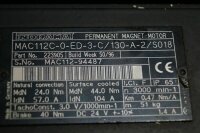 Indramat MAC112C-0-ED-3-C/130-A-2/S018 Perm. Magnet Motor...
