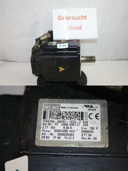 kuka 1FK6100-8AF91-1ZZ9-Z   servomotor  TOP