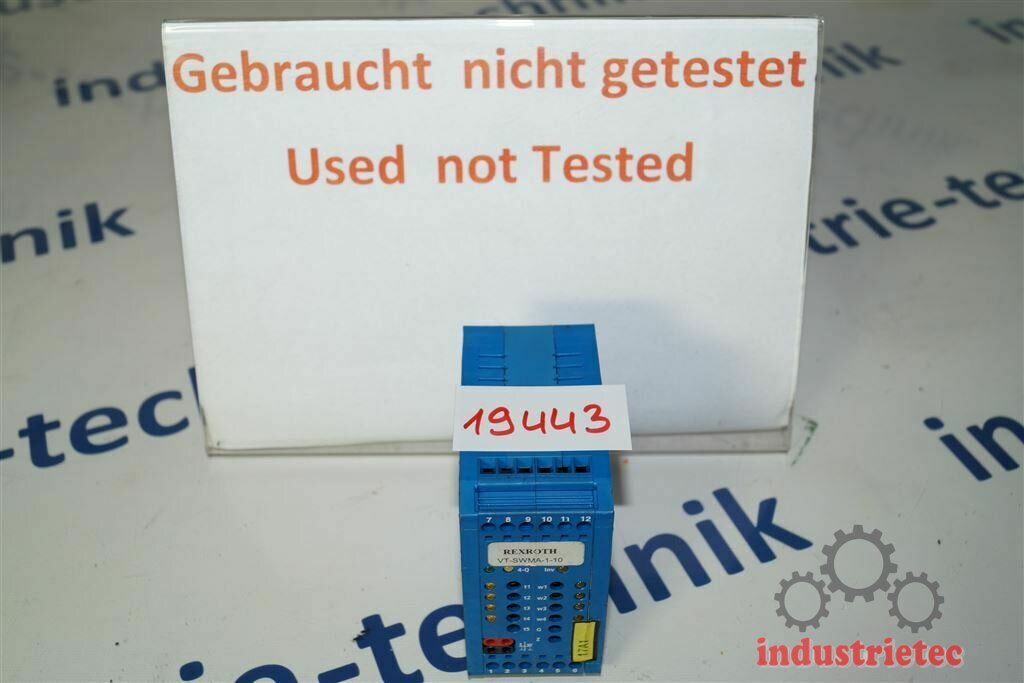 Mannesmann Rexroth VT11124-10a analoges verstärker Modul VT1112410a Mannesmann Rexroth VT11124-10a analoges verstärker Modul VT1112410a