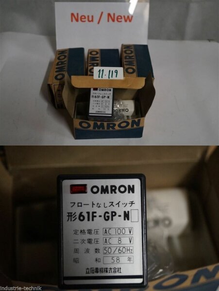 Omron 61F-GP-N  Füllstandsüberwachung AC 100V   floatless SWITCH