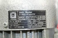 Becker DT 3.3 Vakkumpumpe verdichter Drehschieber Vakuum Pumpe 3 m³/h