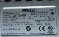 SIEMENS MICROMASTER 430 6SE6430-2UD38-8FA0