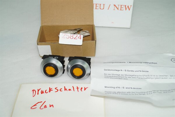 2 X Elan ELM.N Druckschalter