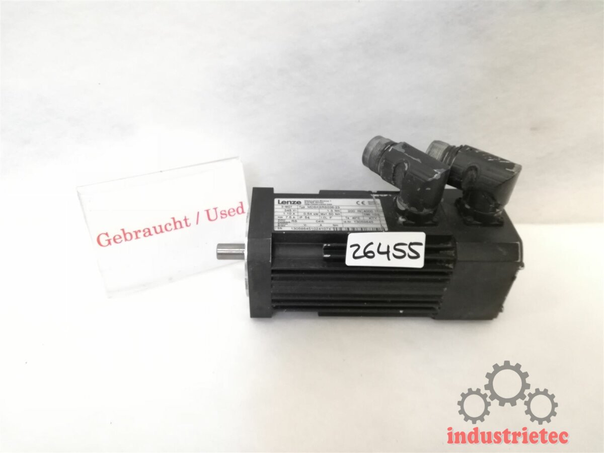 Motoréducteur Lenze MDSKSRS036-23 - 0.54KW, 4000rpm - Occasion En état De Marche