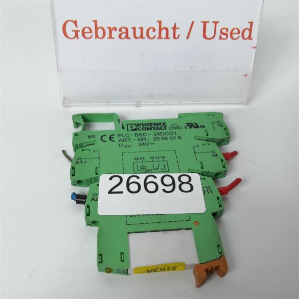 PHOENIX CONTACT PLC-BSC-24DC/21 Relais PLCBSC24DC/21 2966016