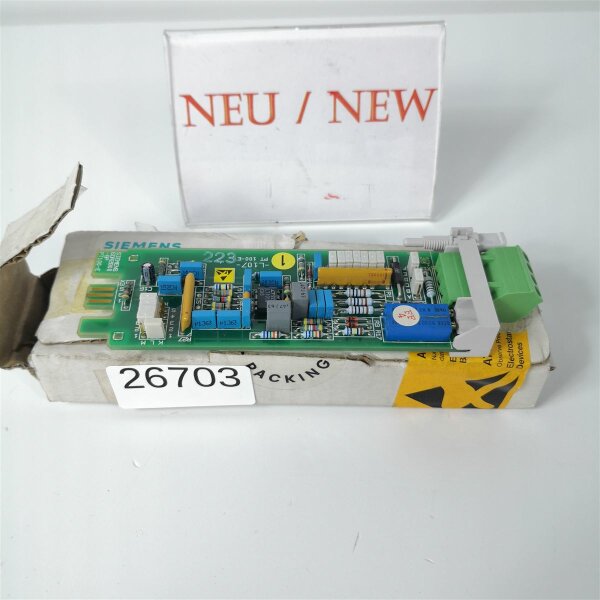 SIEMENS 6DR2800-8P PT100-E Signalumformer 6DR28008PPT100E