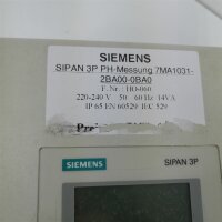 SIEMENS SIPAN 3P PH-Messung 7MA1031-2BA00-0BA0 Messumformer 7MA10312BA000BA0