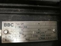 ABB QK 140-3R1500 Servomotor QK1403R1500 GS 8096161W59