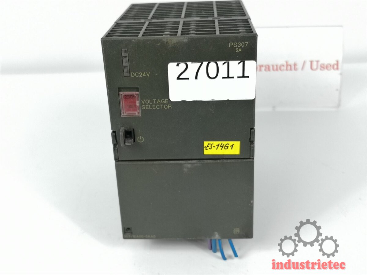 Alimentation Siemens 6ES7 307-1EA00-0AA0 - Pour Automates - Occasion Fonctionnelle