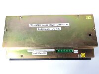 Gericke UC-500 Bedienpanel Panel
