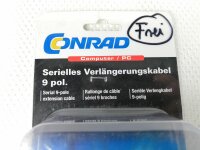 Conrad Serielles Verlängerungskabel 9 pol