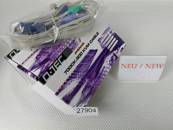 Q-TEC 700ck KVM Cable 3m 20-00055