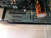 Alsthom Parvex Converter NFC53220