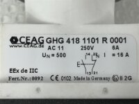 CEAG GHG 418 1101 R 0001 Schlüsseschalter Schalter GHG4181101R0001