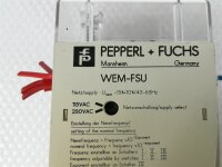 Pepperl +Fuchs WEM-FSU Sicherheitsrelais WEMFSU
