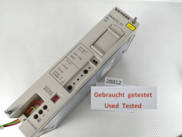 Siemens SIMATIC S5 6ES5951-7LB14 Power Supply