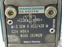 Mannesmann Rexroth M-3 SEW 6 U33/420 M Wegeventil M-3SEW6U33/420M