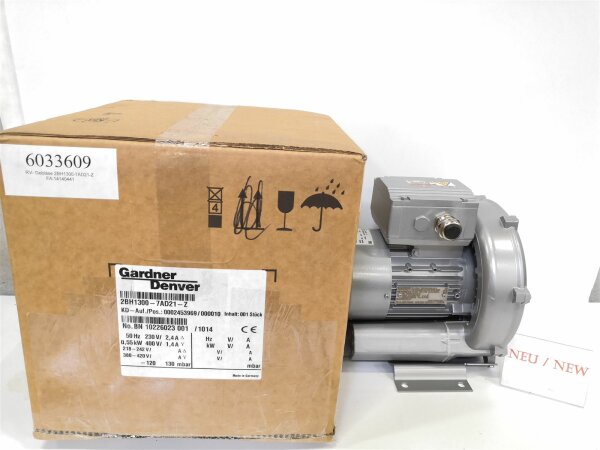 Gardner ELMO-G  G-BH1 2BH1300-7AD21-Z Seitenkanalverdichter  Gebläse