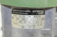 Schneider + Kraft 1,2 kW  3000  min Elektromotor 71.70 Drehstrommotor  2800 min