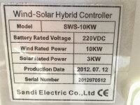Sandi Electric SWS-10KW Wind-Solar Hybrid Controller SWS10KW