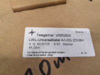 Telegärtner V0052820 LWL universalkabel A/I-DQ (ZN)BH - orange 41 METER  1 EURO Pro M