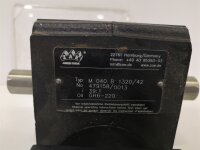 ZAE Getriebe gearbox M 040 B 1320-42  i=39