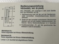 VEGA VEGASEL 444 Doppel-Zusatz-Grenzschalter VEGASEL444