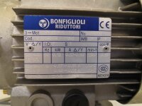 Bonfiglioli 0,12 Kw 44 min Getriebemotor VF30P BN63A4FD Gearbox